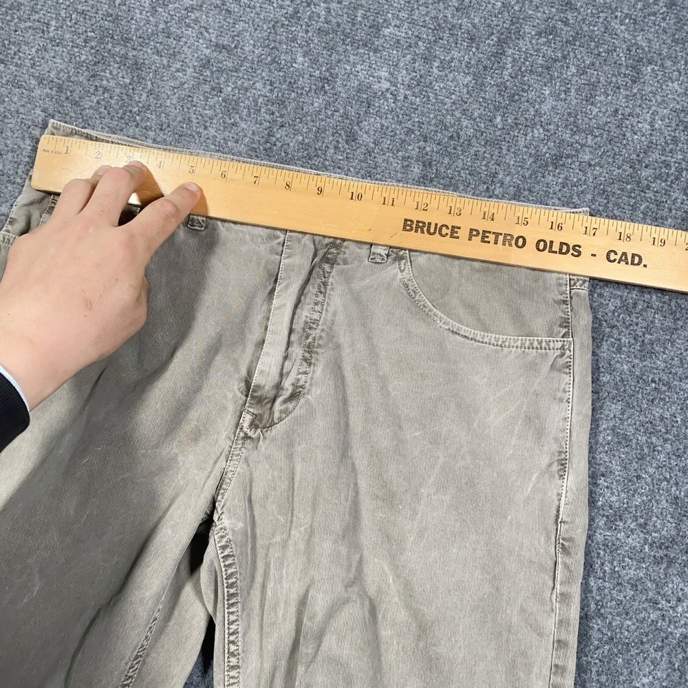 Gramicci Mens 36x32 (ACT 34x29.5) Rock Climbing Pants Olive Tan Micro Ribbed - Picture 11 of 15